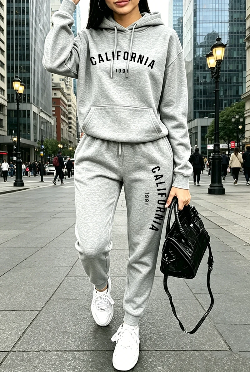 Streetwear Hoodie - Hot Sales Womens Tracksuit Printing Casual