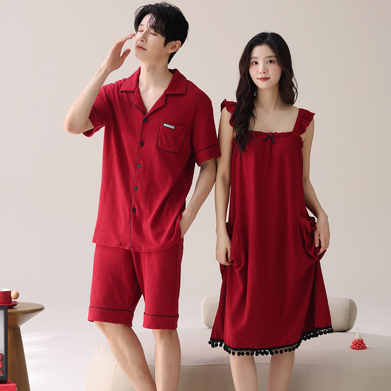 Mens Fashion Young - Pyjamas Lovers Festive Red Color Fashion