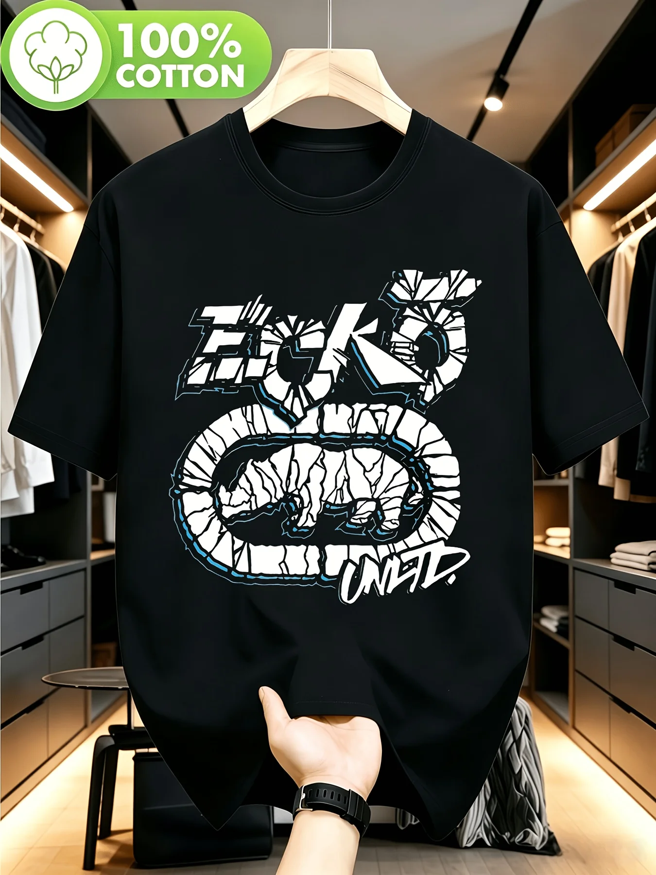 Men'S Fashion Korea - Men 100% Cotton Crack Shatter Texture