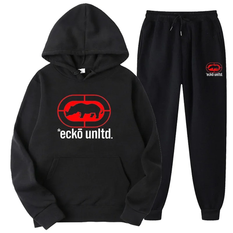 Streetwear Hoodie - Ecko Unltd. Rhino Logo Sweatsuit Hoodie