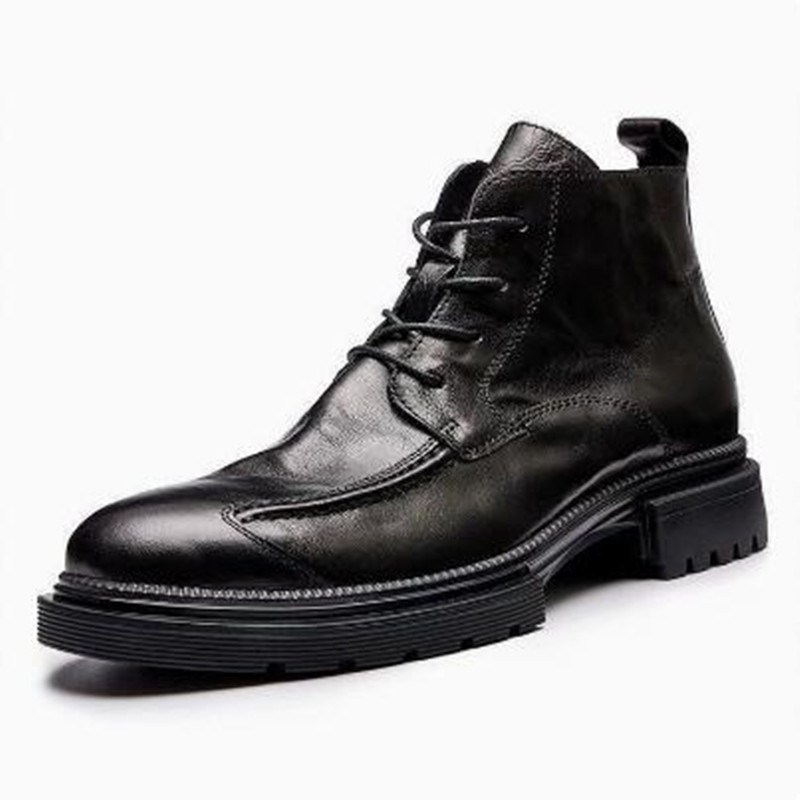 Mens Fashion Combat Boots - Fashion Designer Men Shoes Retro Boots