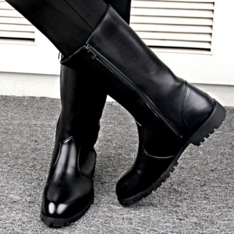 Fashion Men's women Genuine Le - đánh giá và giá Mens Fashion Combat Boots