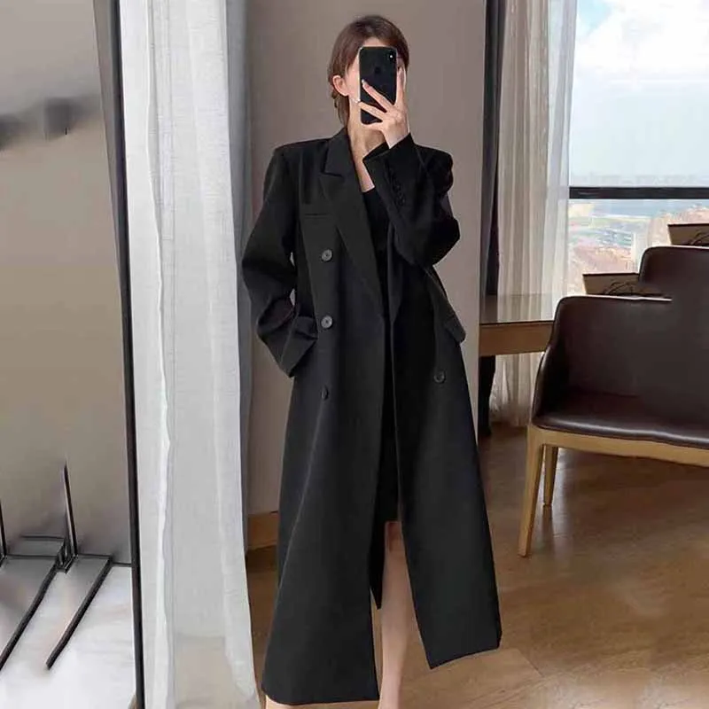 FANAN Elegant Long Trench Coat - đánh giá và giá Mens Fashion Blazer