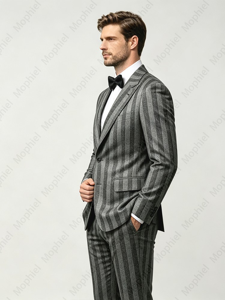 Black and Gray Men's Suits Not - đánh giá và giá Slim Fit Blazer Men