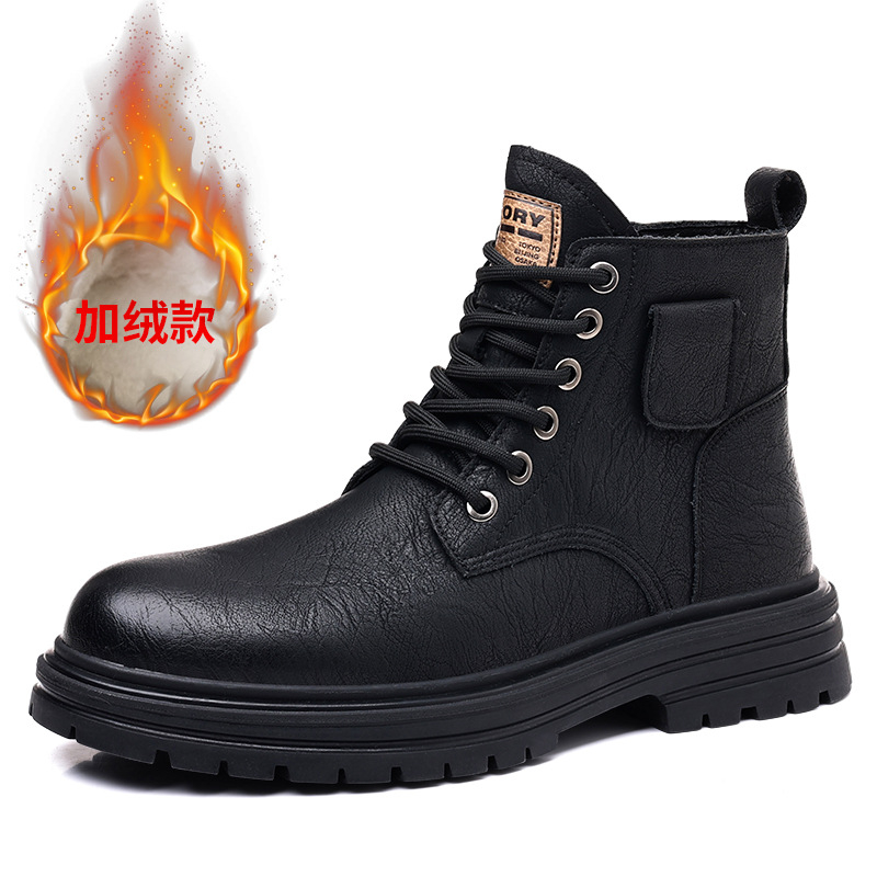 Mens Brown Vintage Leather Com - đánh giá và giá Mens Fashion Combat Boots