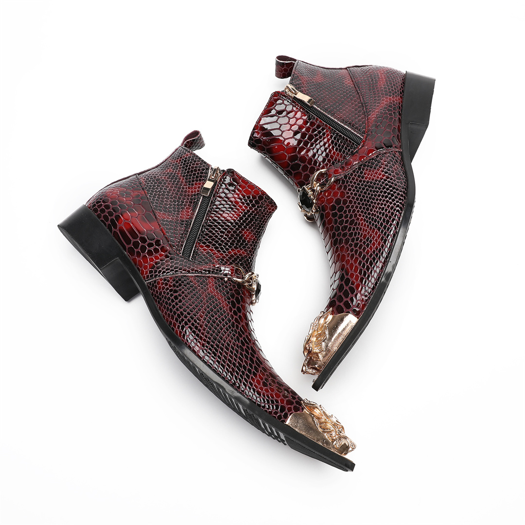 fashion metal pointed toe real - đánh giá và giá Mens Fashion Dress Shoes
