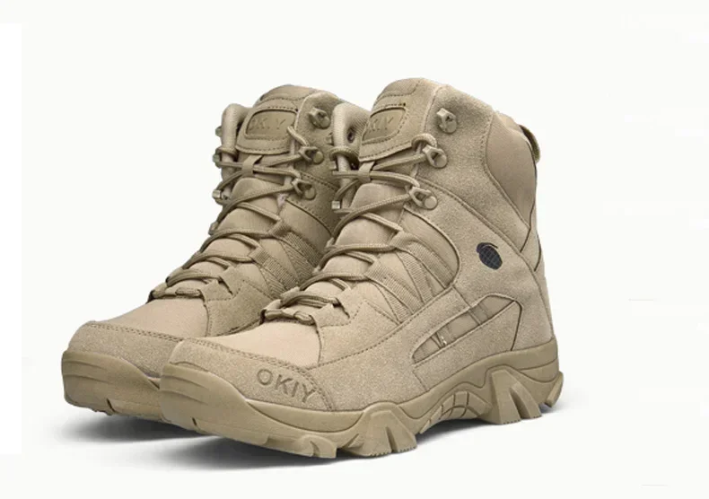 Outdoor Leather Hiking Shoes M - đánh giá và giá Mens Fashion Combat Boots