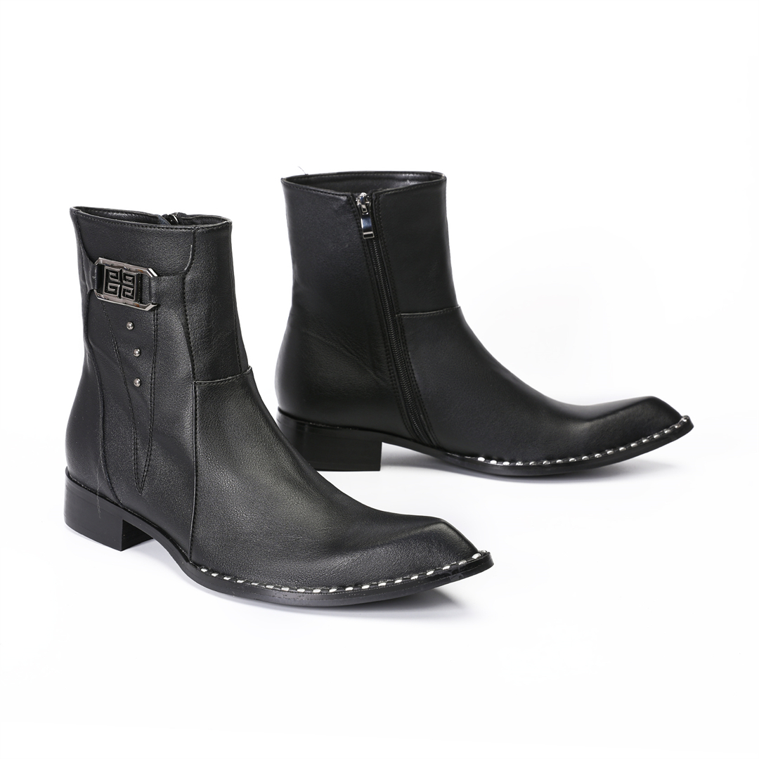 fashion black pointed toe men  - đánh giá và giá Mens Fashion Dress Shoes
