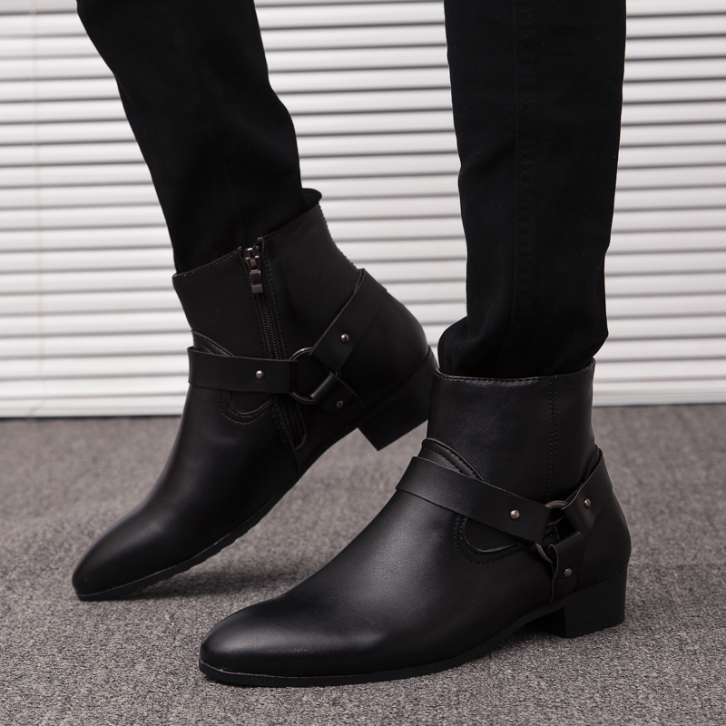 2026 New Ankle Boots PU Leathe - đánh giá và giá Mens Fashion Dress Shoes