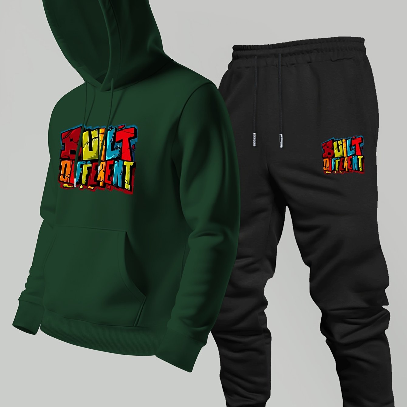 New Men Autumn Winter 2‑Piece  - đánh giá và giá Streetwear Hoodie