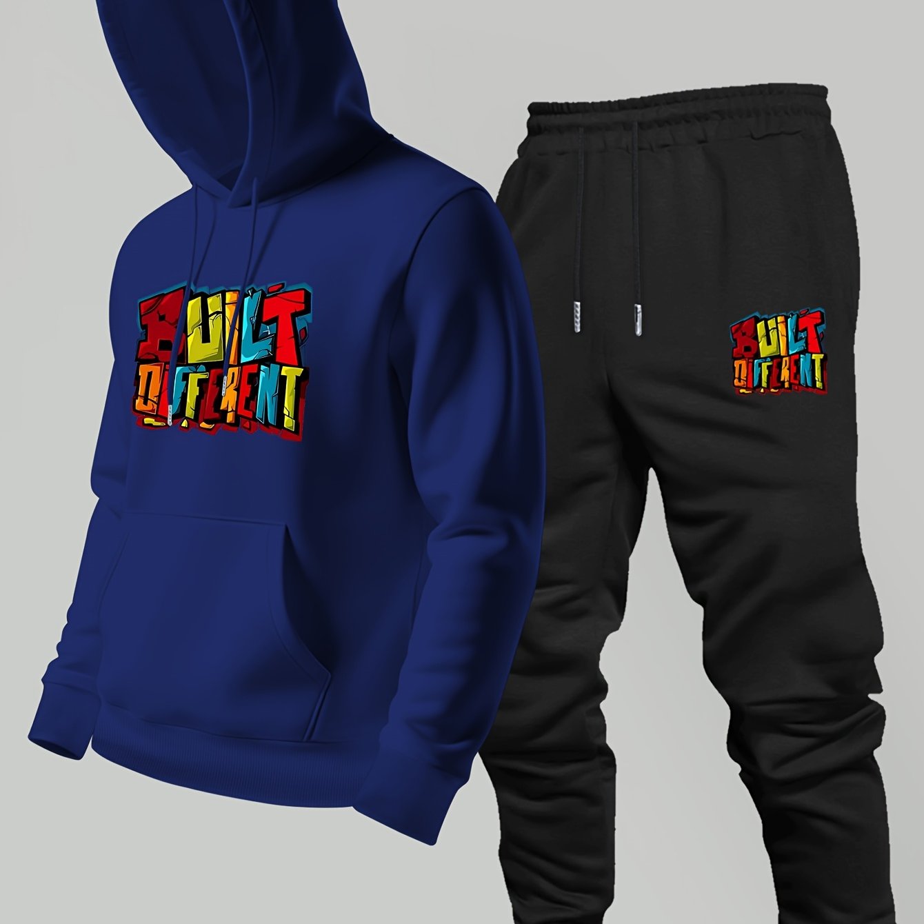 New Men Autumn Winter 2‑Piece  - đánh giá và giá Streetwear Hoodie