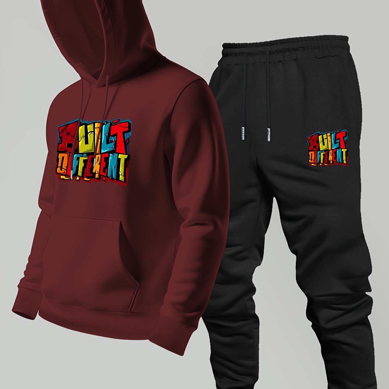 New Men Autumn Winter 2‑Piece  - đánh giá và giá Streetwear Hoodie