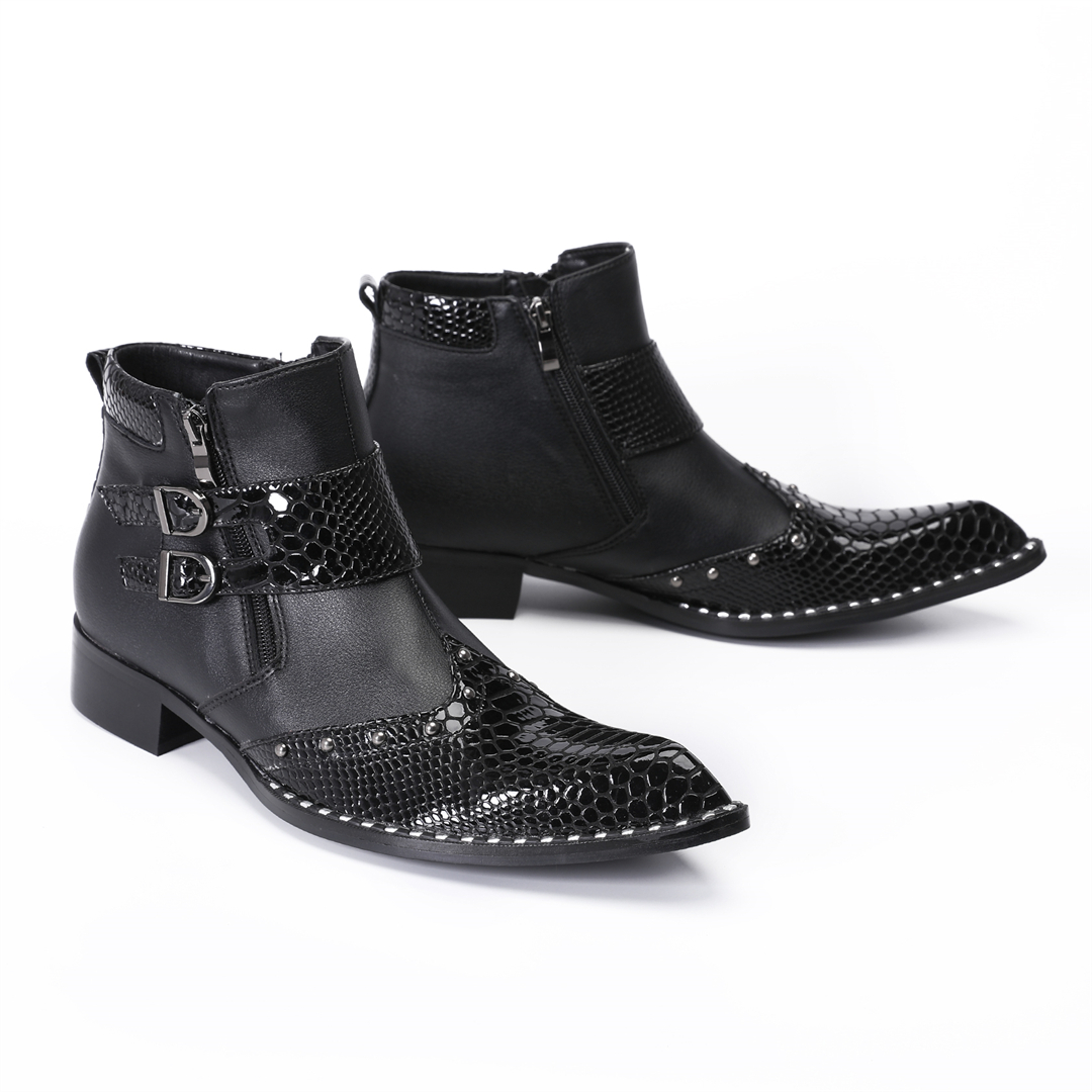 fashion rivets pointed toe men - đánh giá và giá Mens Fashion Dress Shoes