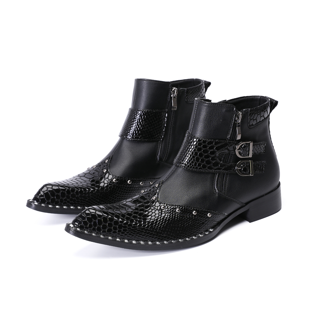 fashion rivets pointed toe men - đánh giá và giá Mens Fashion Dress Shoes