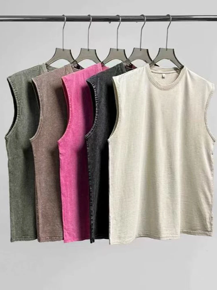 2025 Summer New Men's Washed C - đánh giá và giá Muscle Tee Workout