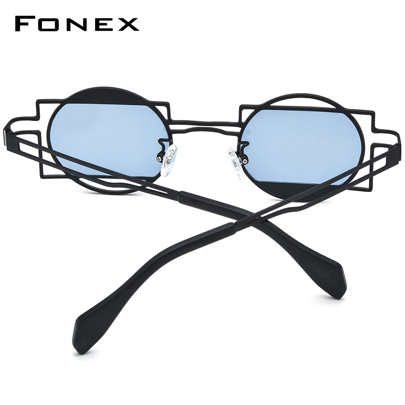 FONEX Pure Titanium Sunglasses - đánh giá và giá Men'S Fashion Round Glasses