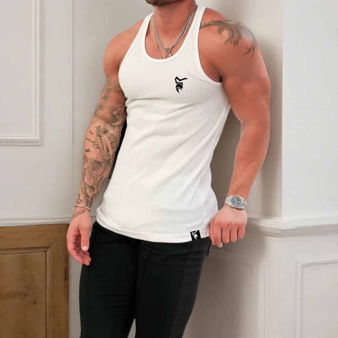 NEW Men's Quick Dry Running Ta - đánh giá và giá Muscle Tee Workout