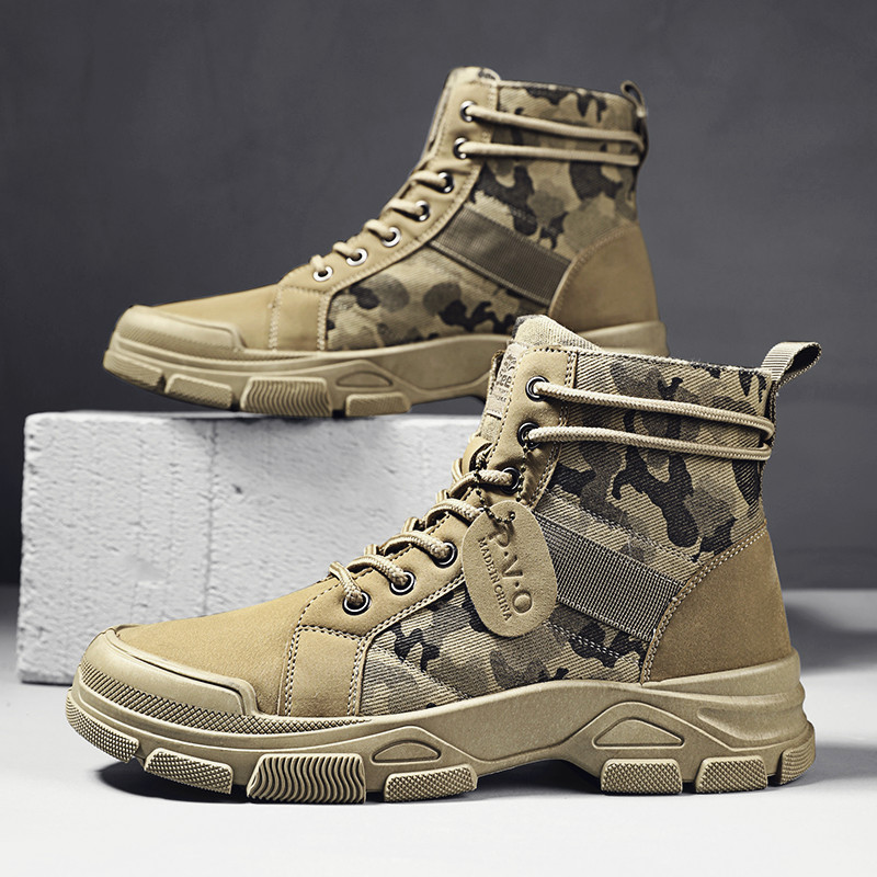 Mid-top Lace-up Men's Combat B - đánh giá và giá Mens Fashion Combat Boots