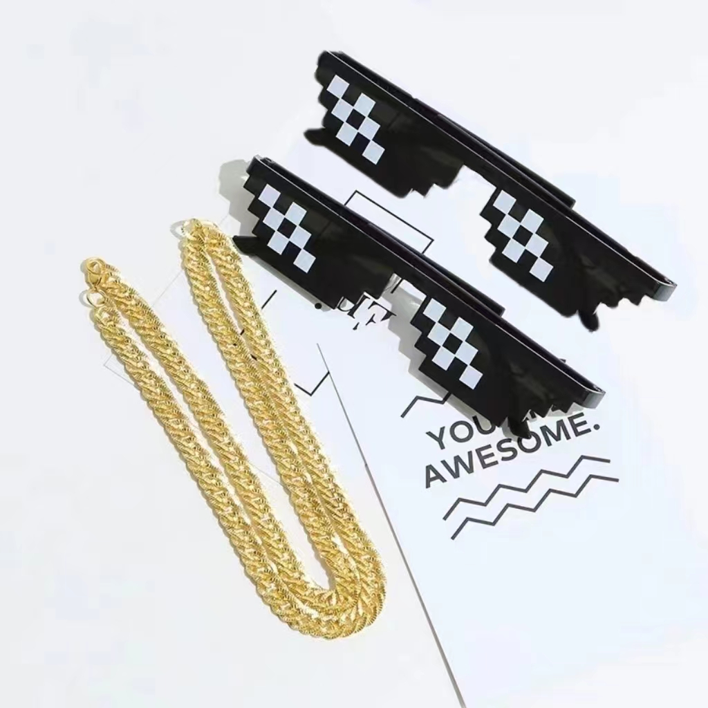 2Pcs Mosaic Sunglasses Cool Pa - đánh giá và giá Men'S Fashion Glasses