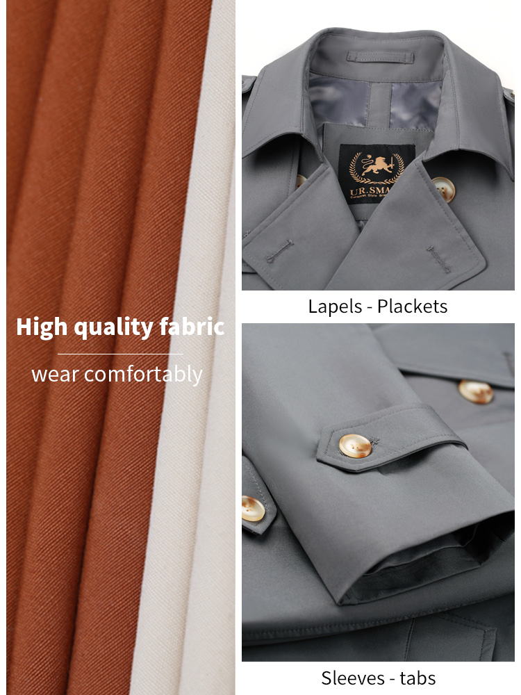 genuine windbreaker men's long - đánh giá và giá Mens Fashion Young