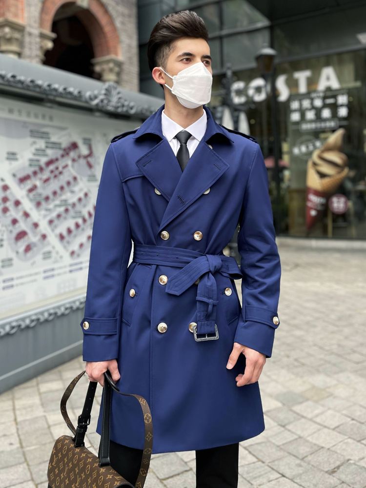 genuine windbreaker men's long - đánh giá và giá Mens Fashion Young