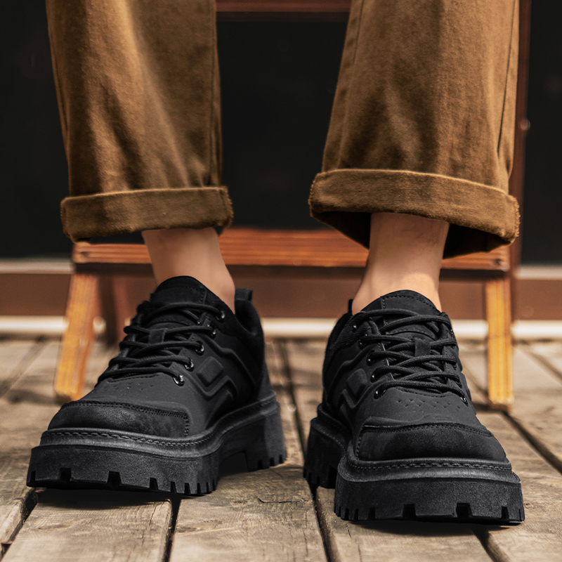 2025 Men's Autumn New Fashion  - đánh giá và giá Mens Fashion Combat Boots
