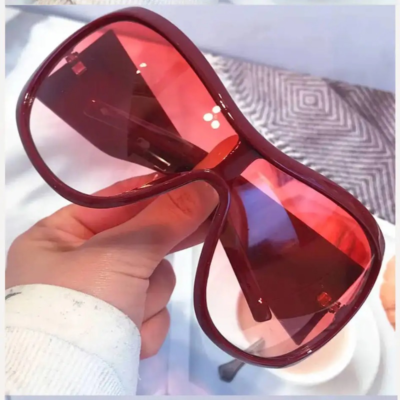 One Piece Oversized Y2K Sungla - đánh giá và giá Men'S Fashion Glasses