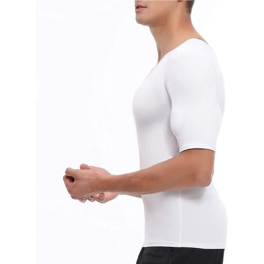 Nam Shaper Giả Cơ Ngực Áo Thun - đánh giá và giá Muscle Tee Workout