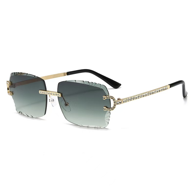 Fashion Rimless Square Sunglas - đánh giá và giá Men'S Fashion Glasses