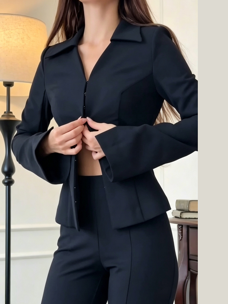 Elegant Women 2‑piece Business - đánh giá và giá Slim Fit Blazer Men