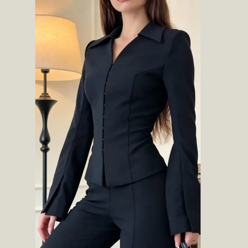 Elegant Women 2‑piece Business - đánh giá và giá Slim Fit Blazer Men