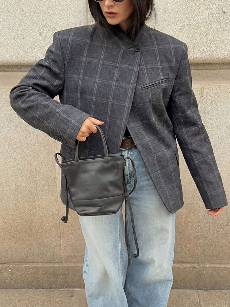 HH Women Fashion Plaid Blazer  - đánh giá và giá Mens Fashion Blazer