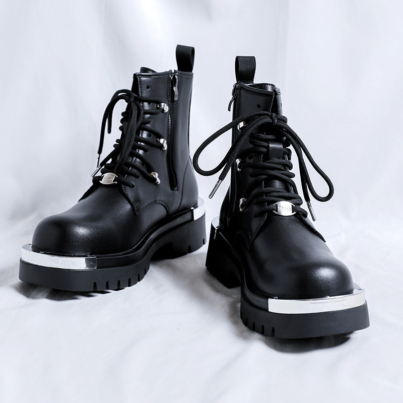 Men Motorcycle Combat Boots Fa - đánh giá và giá Mens Fashion Combat Boots