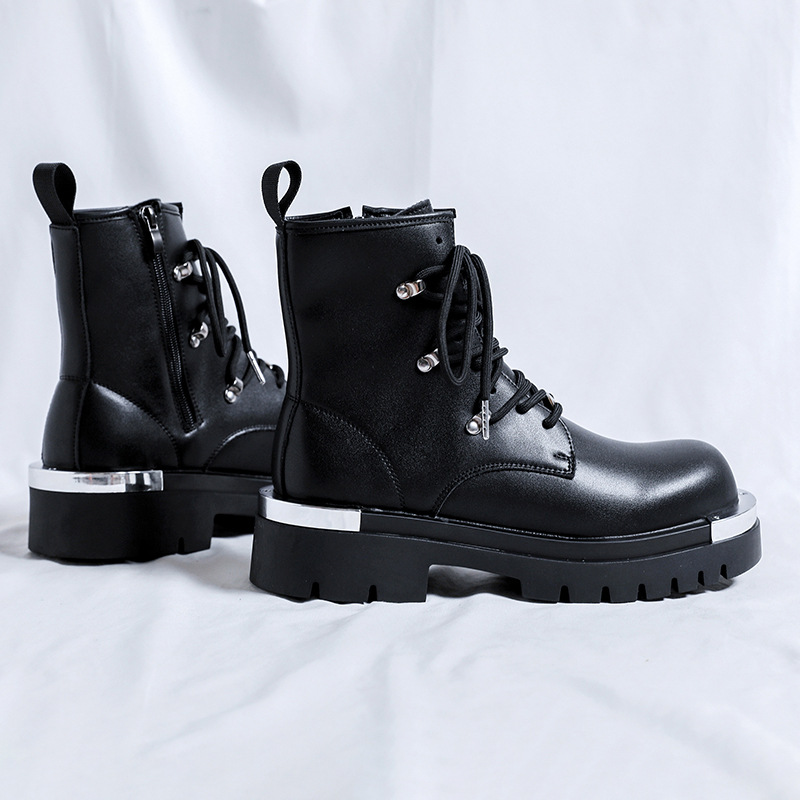 Men Motorcycle Combat Boots Fa - đánh giá và giá Mens Fashion Combat Boots