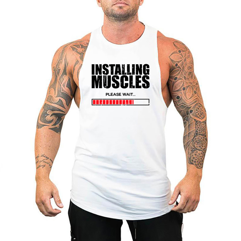 Installing Muscles Please Wait - đánh giá và giá Muscle Tee Workout