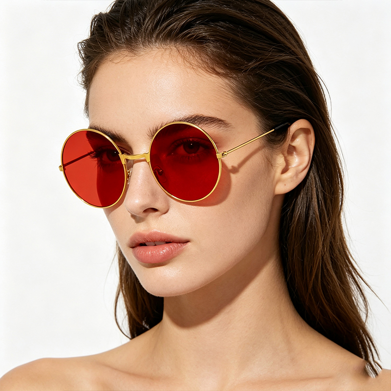 Classic Vintage Round Frame Su - đánh giá và giá Men'S Fashion Round Glasses
