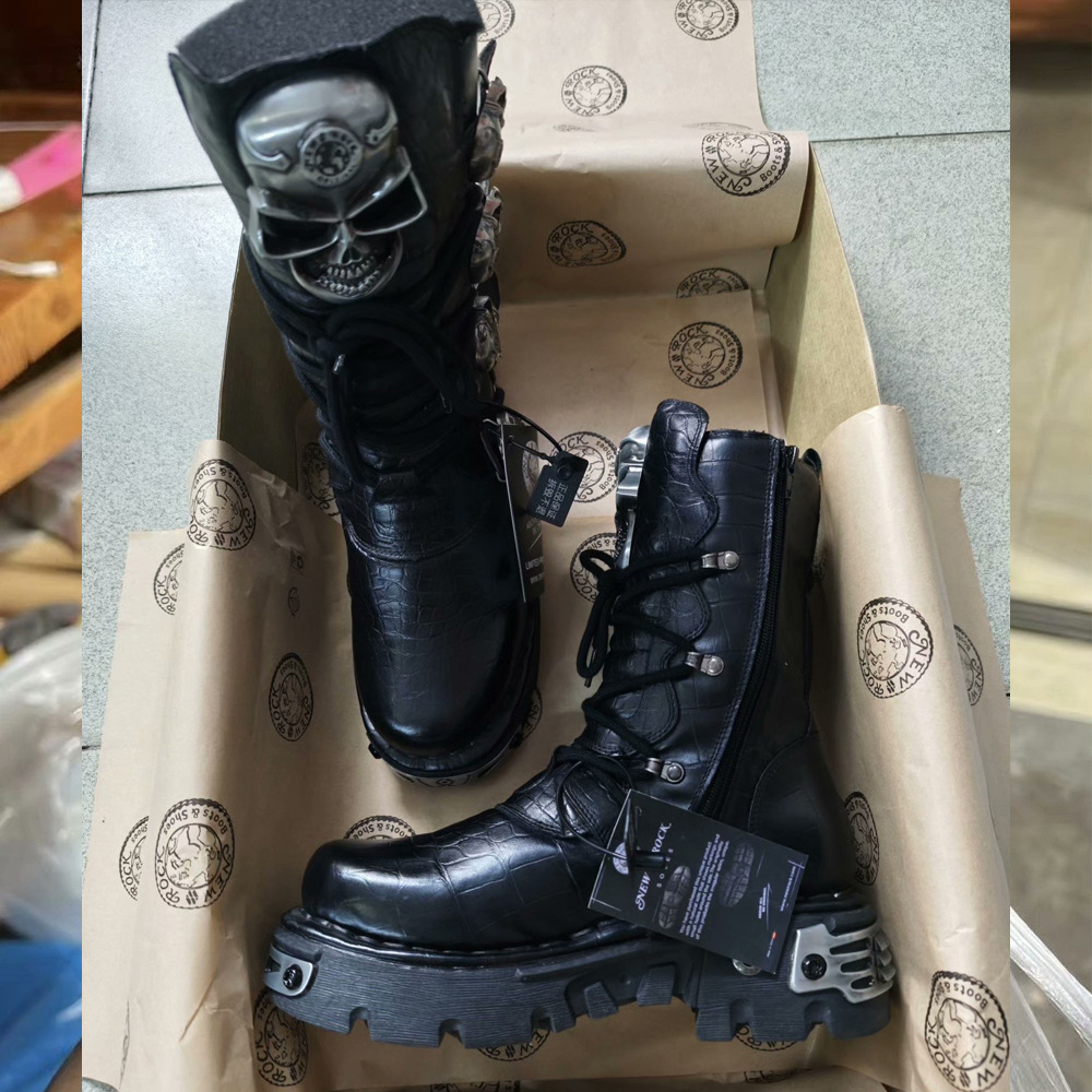 Fashion Genuine Leather Men's  - đánh giá và giá Mens Fashion Combat Boots