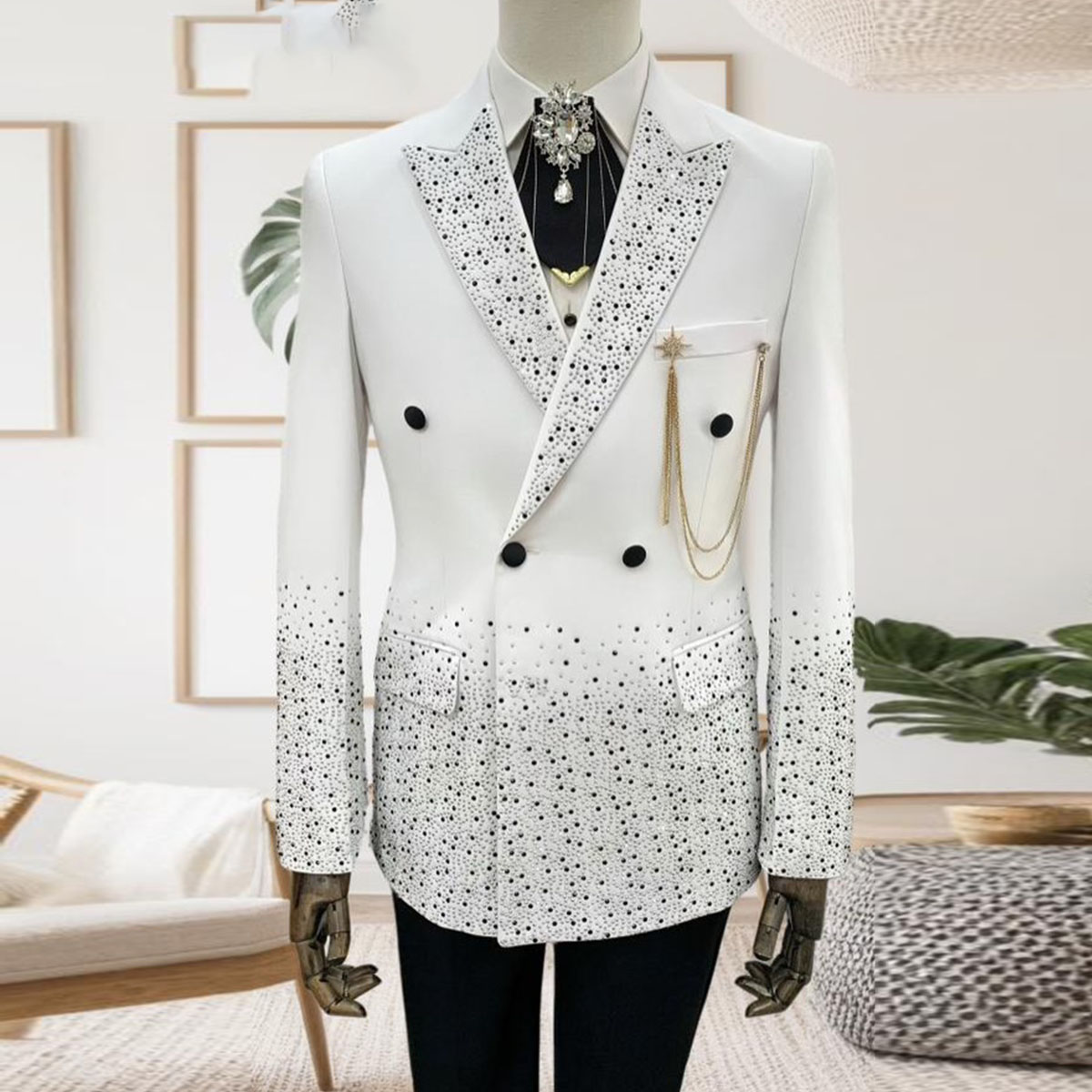 Customized Luxury Men Suits 2  - đánh giá và giá Slim Fit Blazer Men