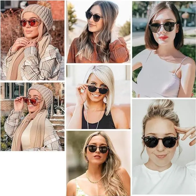 Vintage Fashion Round Sunglass - đánh giá và giá Men'S Fashion Round Glasses