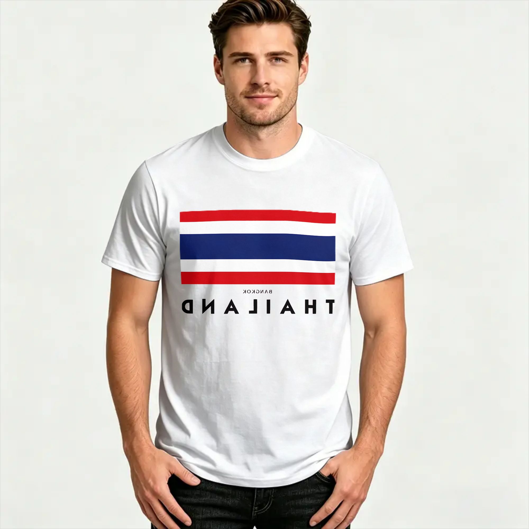 Streetwear T-Shirt Summer Bang - đánh giá và giá Mens Fashion Bangkok