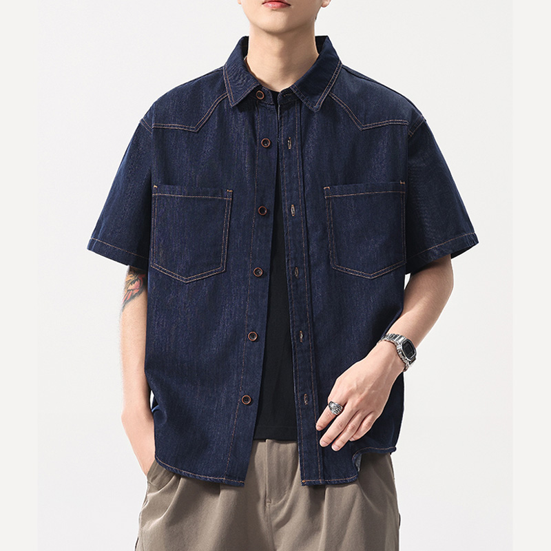 Summer Lightweight Thin Denim  - đánh giá và giá Jeans Shirt Fashion For Men