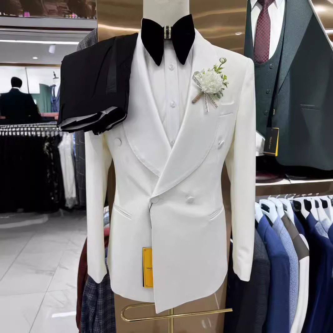 Man's Suit Elegant Set Luxury  - đánh giá và giá Slim Fit Blazer Men