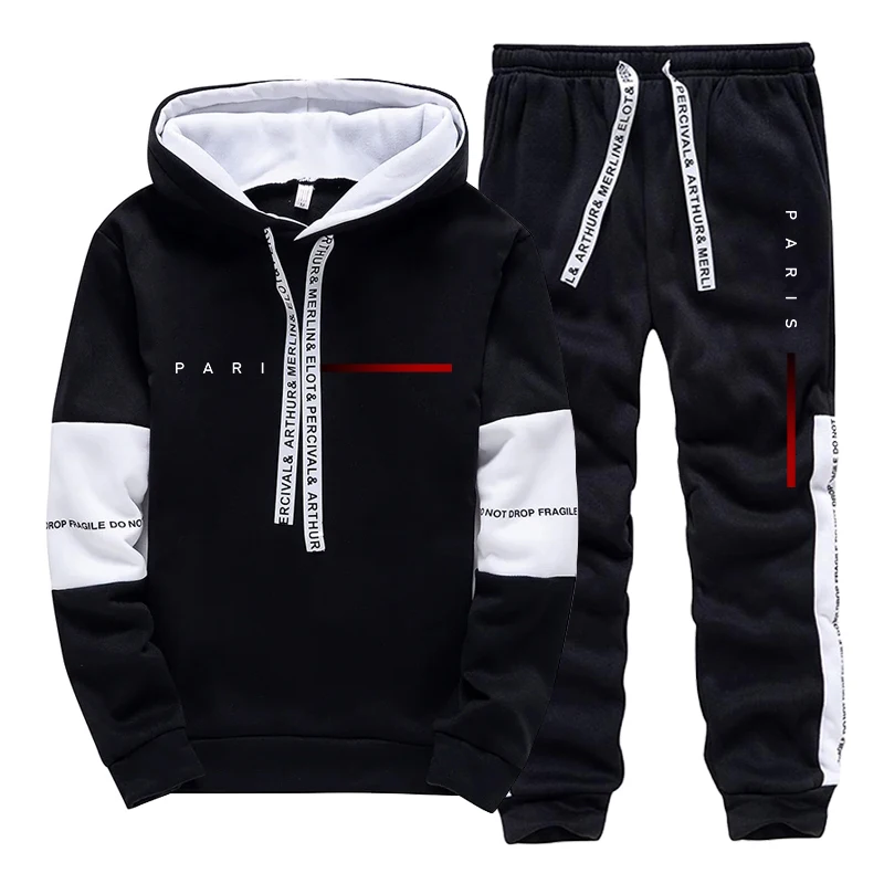 Men's Set Paris Fashion Hoodie - đánh giá và giá Streetwear Hoodie