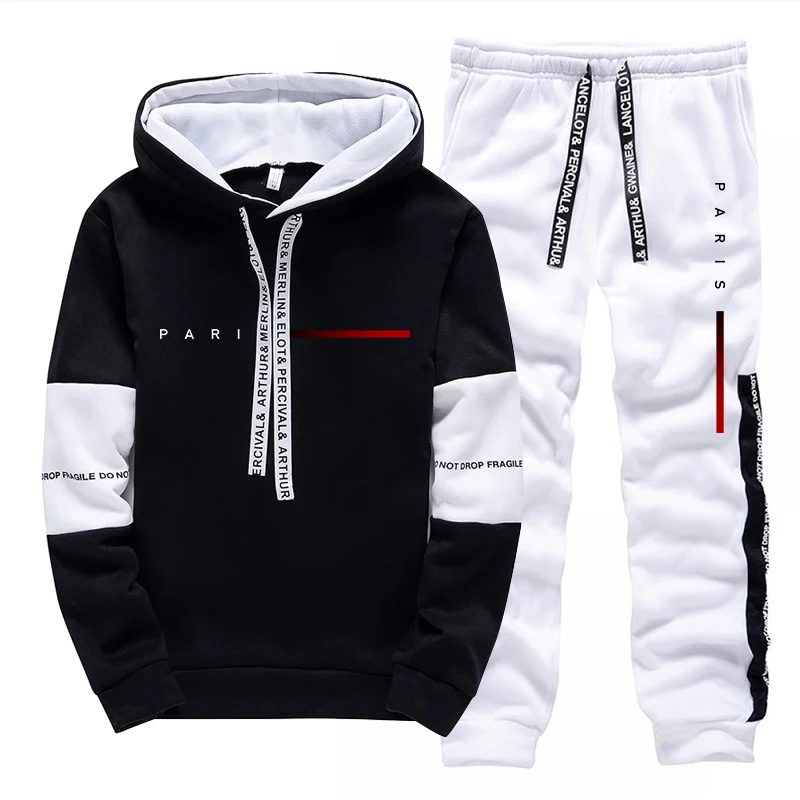 Men's Set Paris Fashion Hoodie - đánh giá và giá Streetwear Hoodie