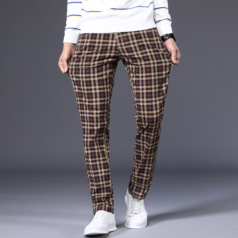 6 colors classic plaid casual  - đánh giá và giá Mens Fashion Young
