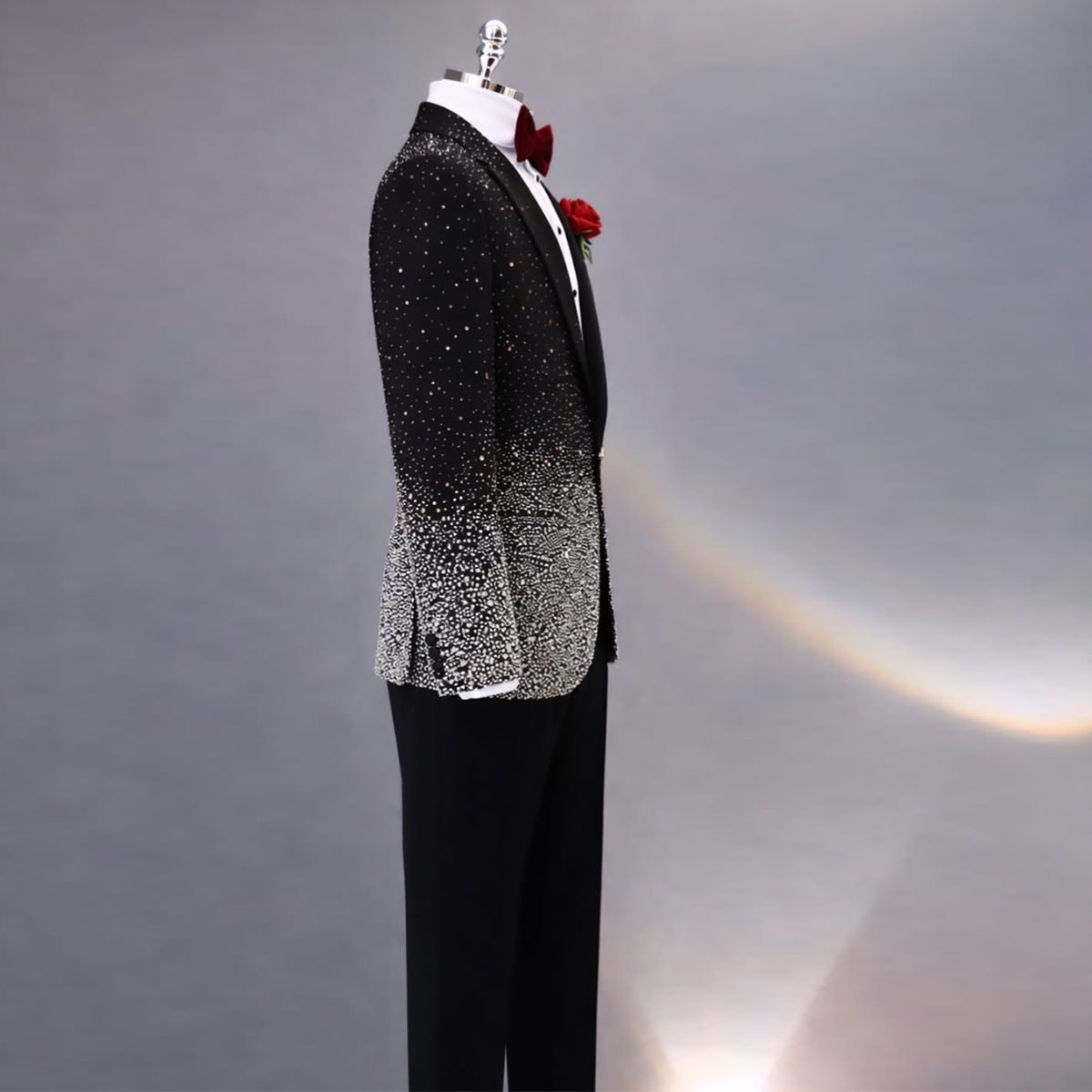 Handsome Rhinestone Diamond Me - đánh giá và giá Slim Fit Blazer Men