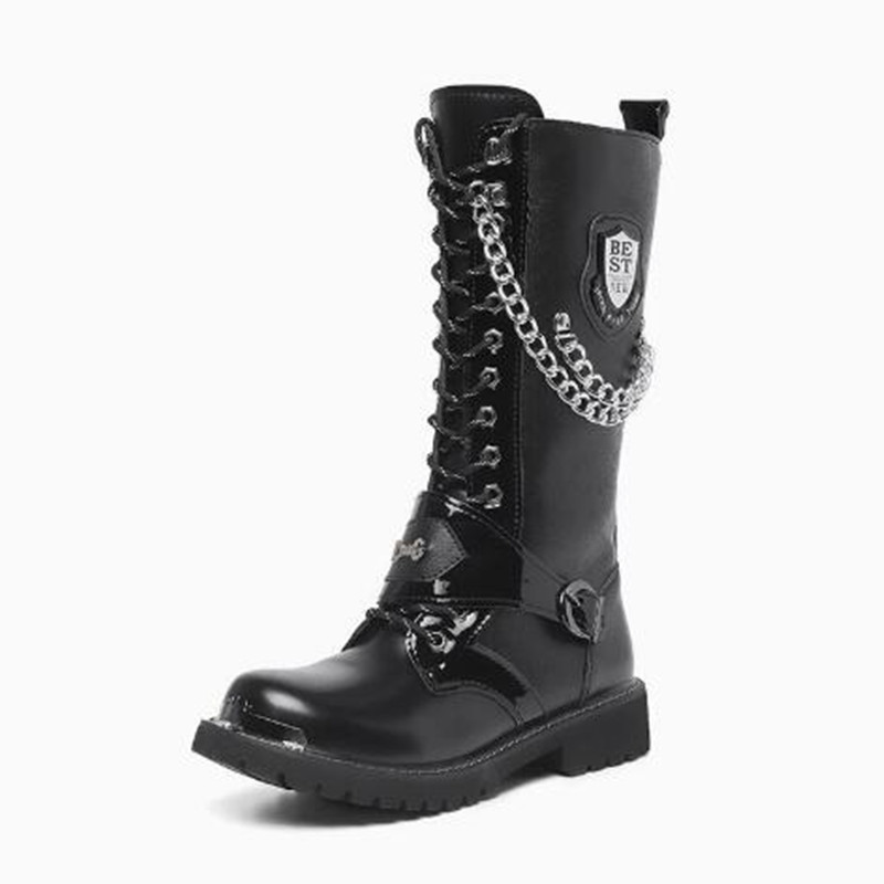 Men Fashion Motorcycle Boots M - đánh giá và giá Mens Fashion Combat Boots
