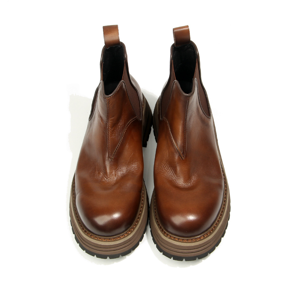 Fashion Chelsea British Retro  - đánh giá và giá Mens Fashion Combat Boots