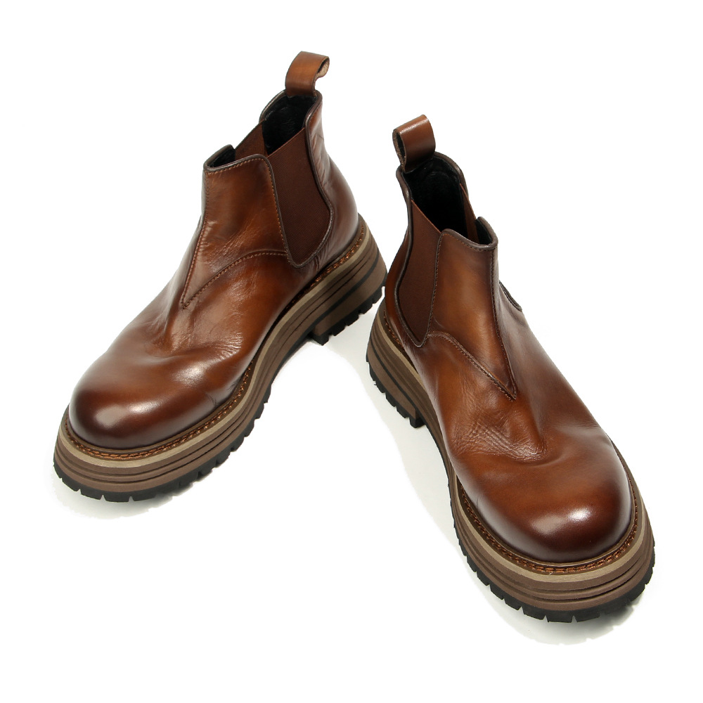 Fashion Chelsea British Retro  - đánh giá và giá Mens Fashion Combat Boots