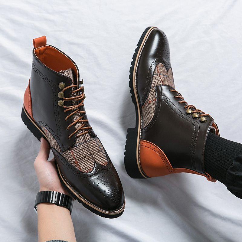 Fashionable Outdoor Combat Boo - đánh giá và giá Mens Fashion Combat Boots